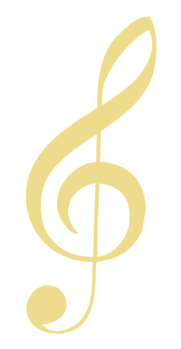 Gold G-clef